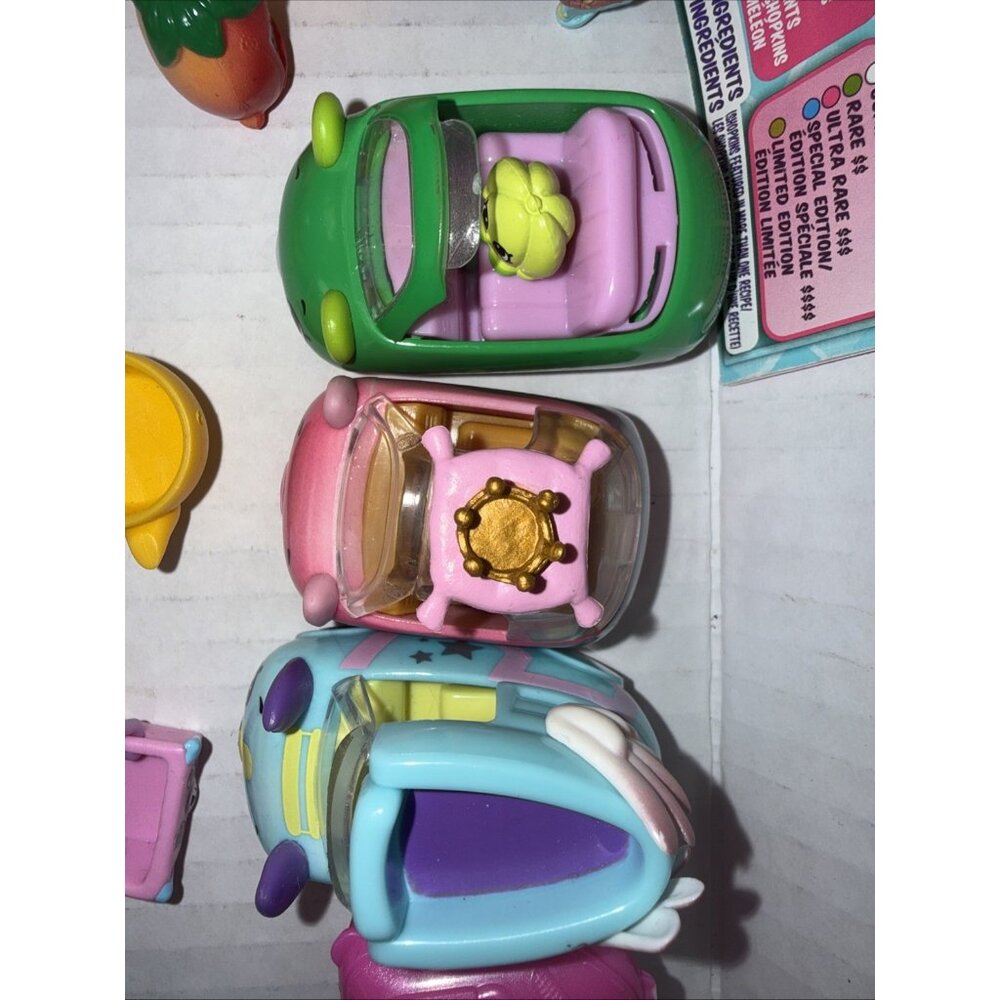 Lot Apprx 125 Assorted Shopkins Moose Characters Cars Carts Bags Combs Shoes - Picture 9 of 16